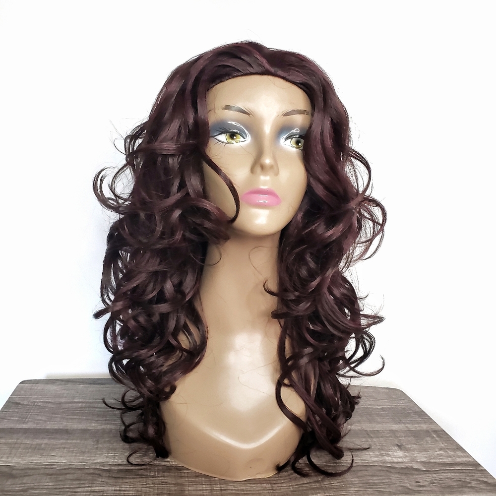 2 styles in 1|Zury Sis reversible half wig